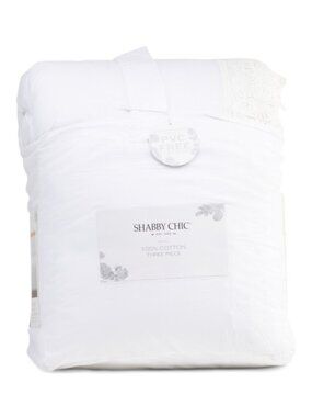 SHABBY CHIC Eyelet Shelly Lace Comforter Set